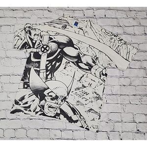 Vintage 1991 Marvel Todd McFarlane MEGA PRINT T Shirt Single Stitch Size M